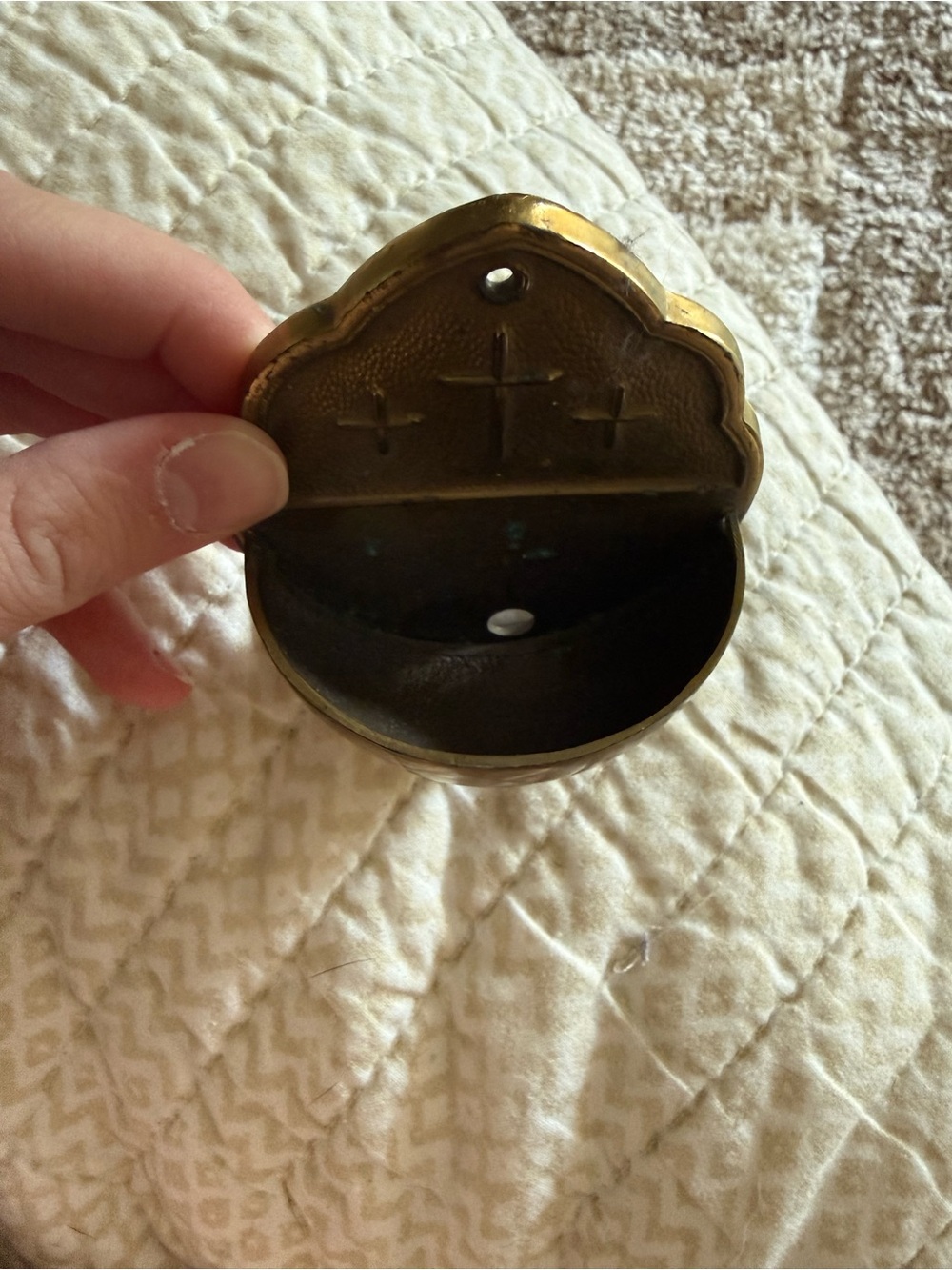 Antique Holy Water Font - Picture 2 of 7